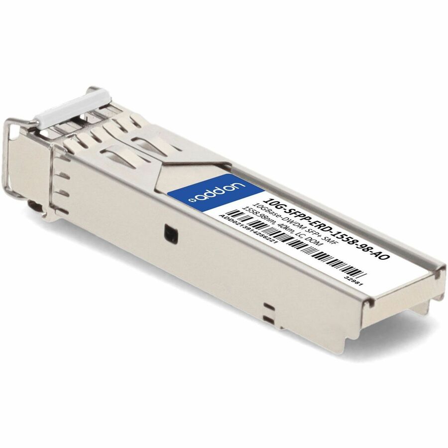 AddOn Brocade (Formerly) 10G-SFPP-ERD-1558-98 Compatible TAA 10GBase-DWDM SFP+ Transceiver C-Band 100GHz (SMF, 1558.98nm, 40km, LC, DOM)