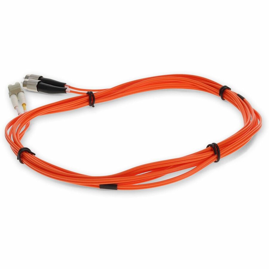 AddOn 5m FC (Male) to LC (Male) Orange OM1 Duplex Fiber OFNR (Riser-Rated) Patch Cable
