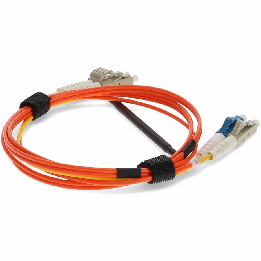 AddOn 5m LC (Male) to LC (Male) Orange OM1 & OS1 Duplex Fiber Mode Conditioning Cable