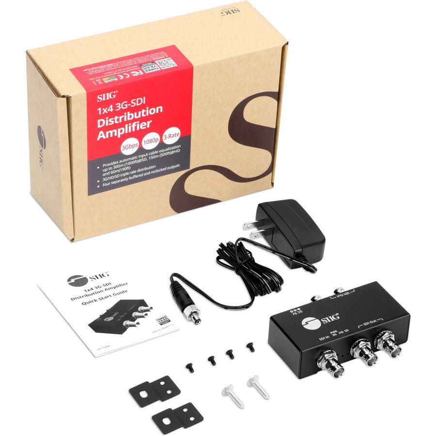 1X4 3G-SDI DISTRIBUTION AMP