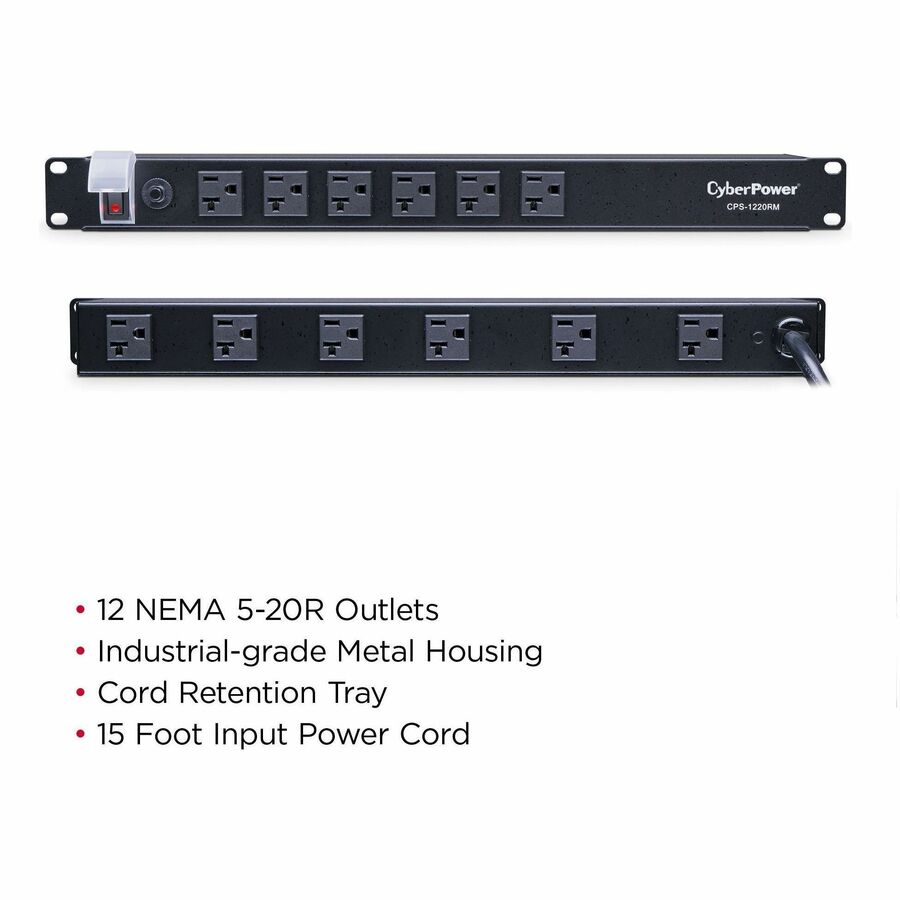 CyberPower CPS1220RM 120 - 120 VAC 20A Basic