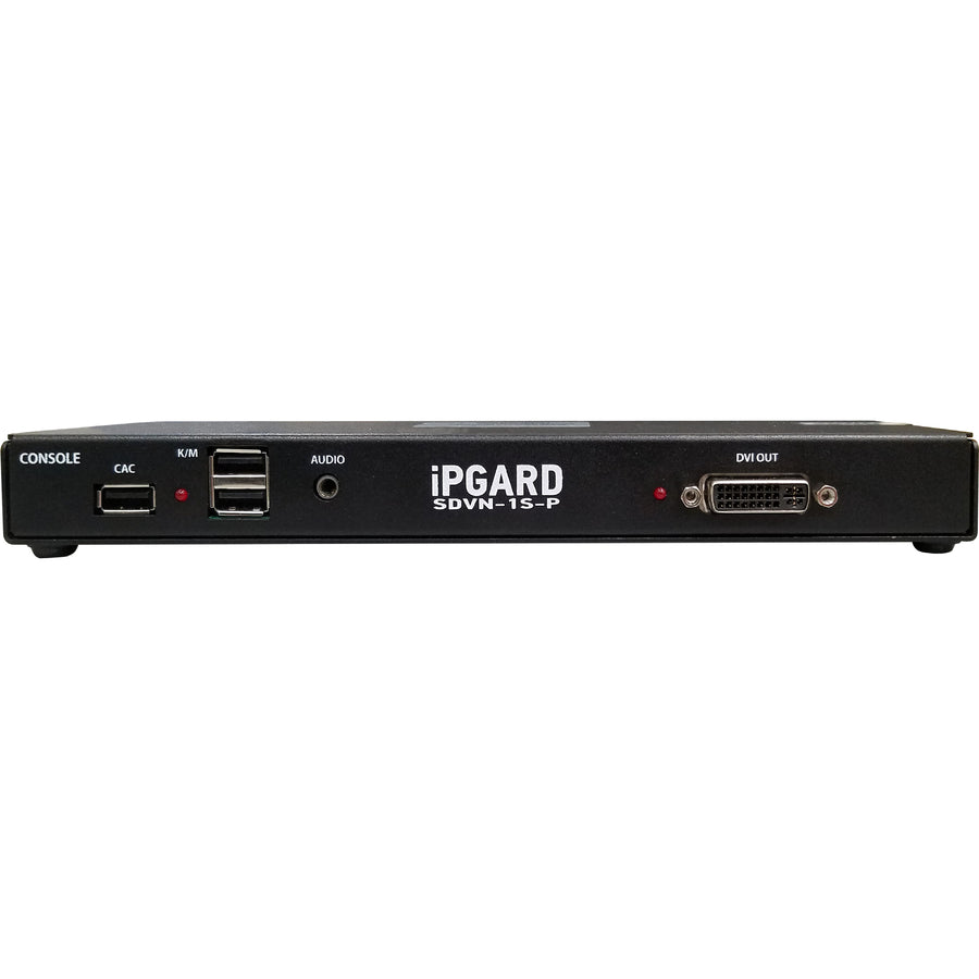 iPGARD Secure 1-Port, Single-Head DVI KVM Switch with Dedicated CAC Port & 4K Support