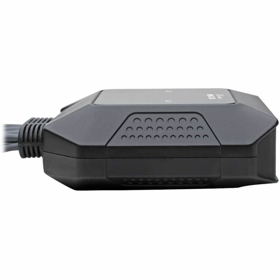 Eaton Tripp Lite Series 2-Port DisplayPort 1.1/USB KVM Switch with Audio/Video, Built-In Cables, USB Peripheral Sharing