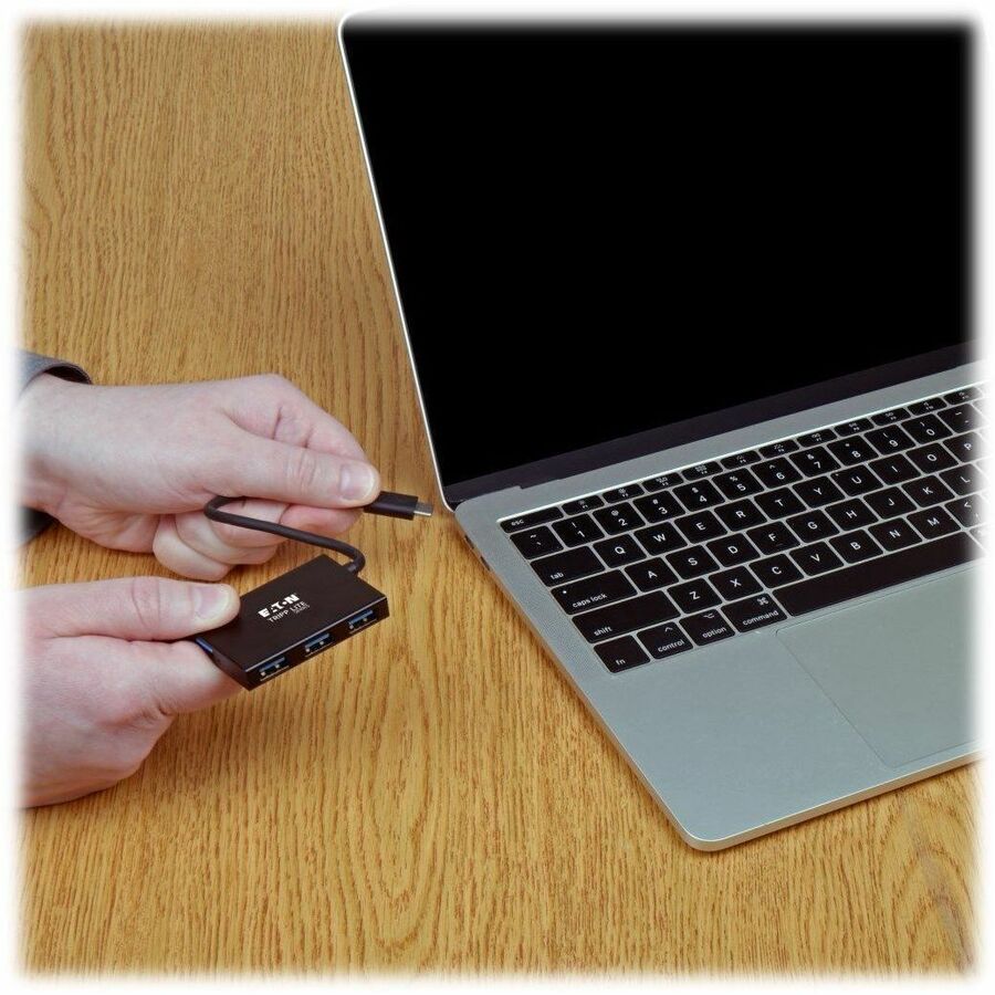 Eaton Tripp Lite Series 4-Port USB-C Hub, USB 3.x (5Gbps), 4x USB-A Ports, Aluminum Housing, Black