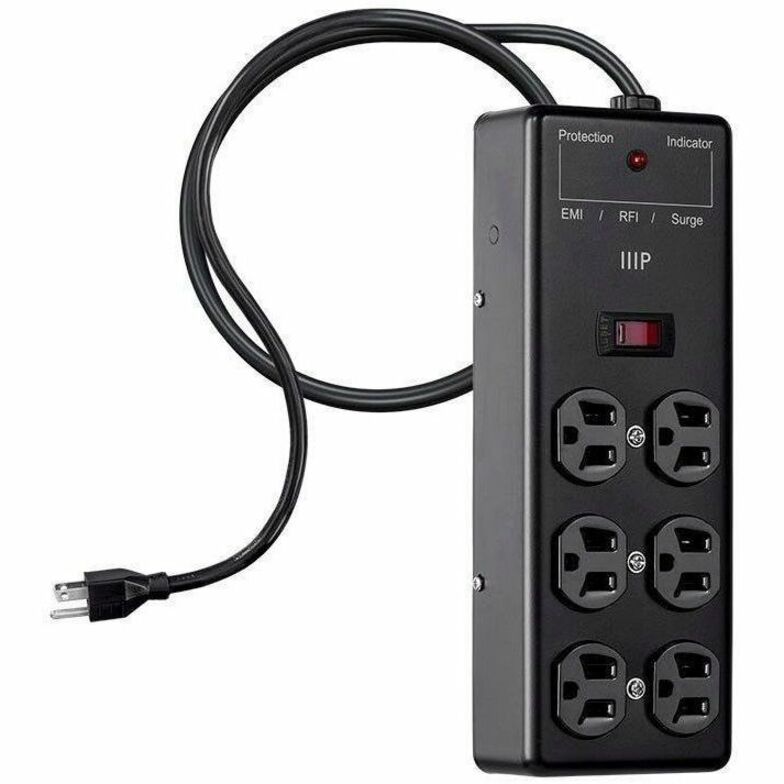 Monoprice 35100 6-Outlets Surge Suppressor/Protector