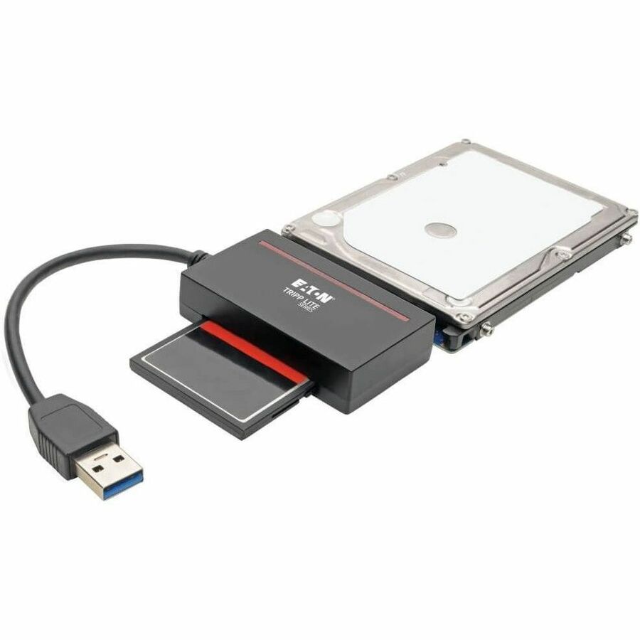 Eaton Tripp Lite Series USB 3.1 Gen 1 (5 Gbps) to CFast 2.0 Card and SATA III Adapter, USB-A