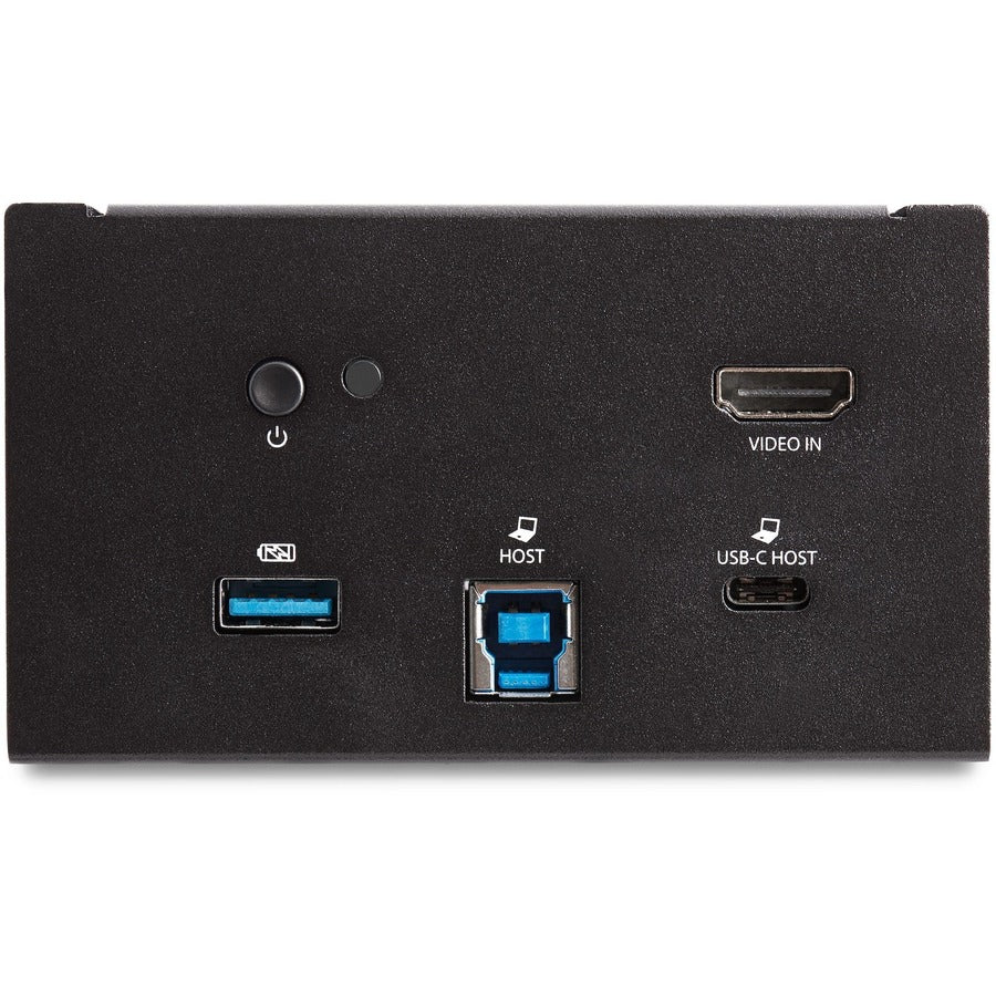 StarTech.com Laptop docking module for the conference table connectivity box lets you access boardroom or huddle space devices - Set up conference calls using applications such as Skype for Business - USB-C or USB-A laptop docking - USB-A charging port -