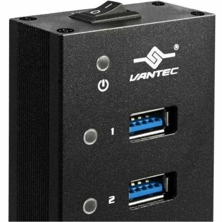 Vantec 10-Port USB 3.0 Aluminum Hub