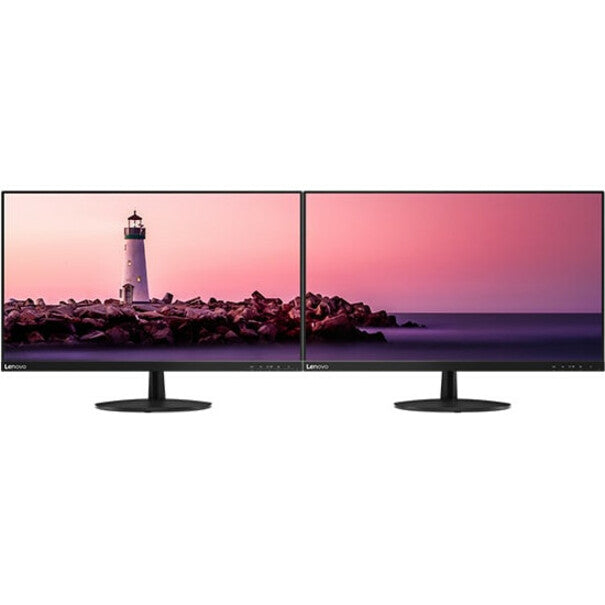 Lenovo L27m-28 27" Class Full HD LED Monitor - 16:9 - Raven Black