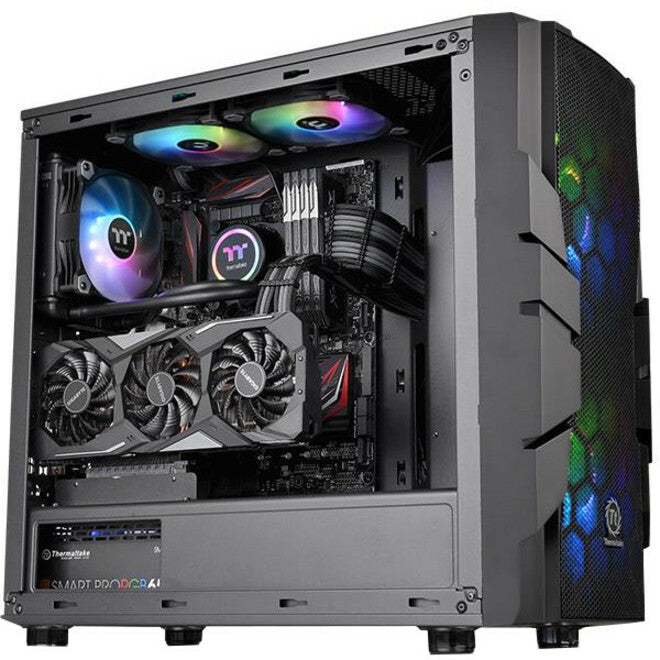 Thermaltake Commander C33 TG ARGB Computer Case with Windowed Side Panel