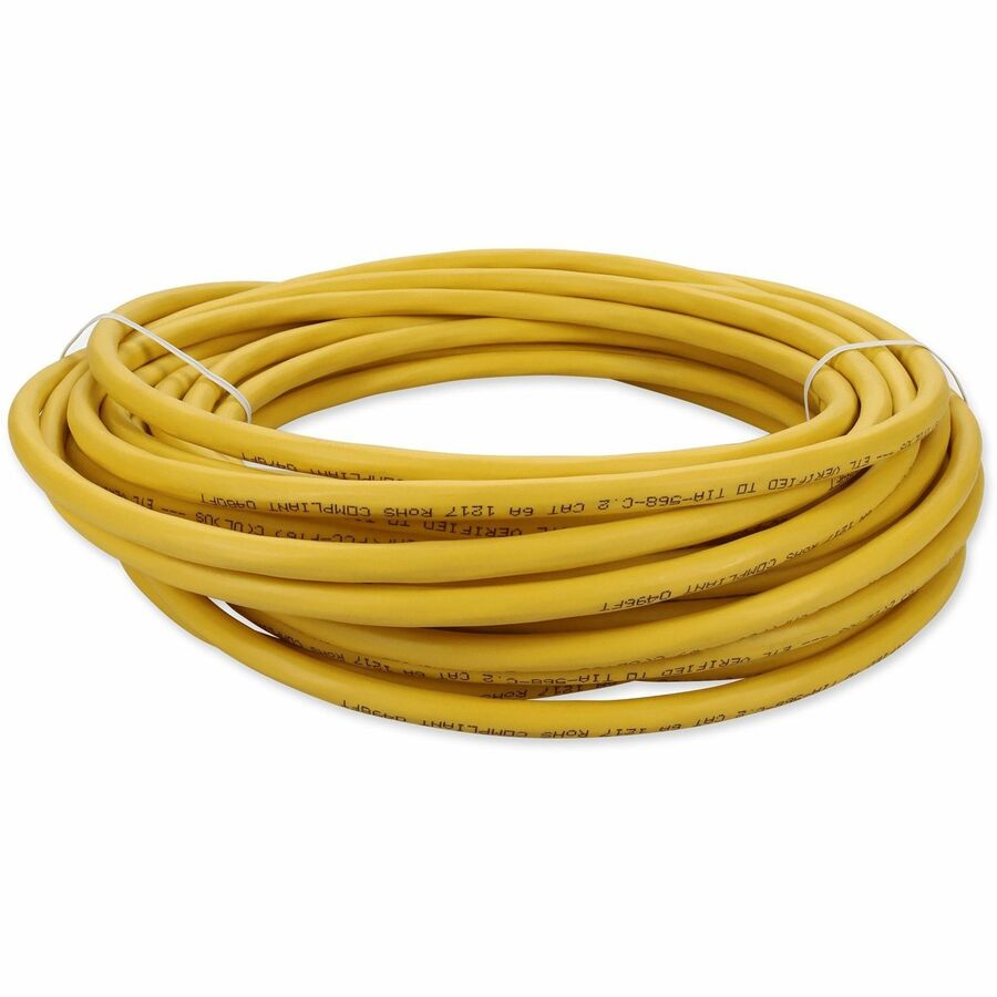 40FT YELLOW CAT6A UTP PLENUM