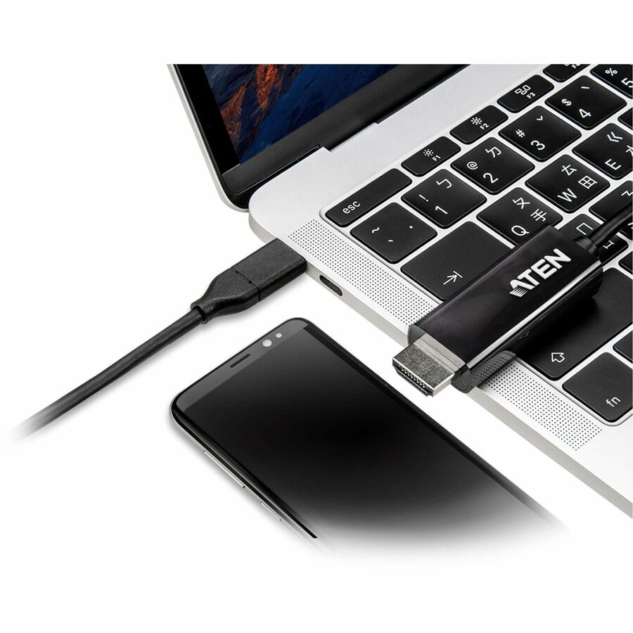 ATEN 2.7M USB-C to 4K HDMI Converter
