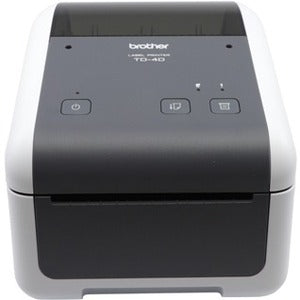 Brother TD-4410D Desktop Direct Thermal Printer - Monochrome - Label Print - USB - Serial