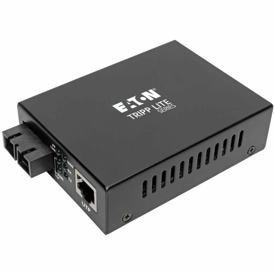 Eaton Tripp Lite Series Gigabit Singlemode Fiber to Ethernet Media Converter, SC, 1310 nm, 20 km (12.4 mi.)