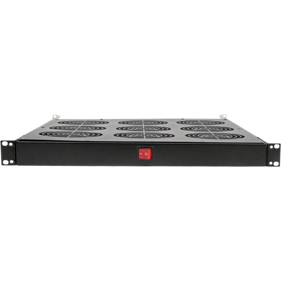 Eaton Tripp Lite Series Fan Tray for 19 in. Racks - 1U, 9 120V High-Performance Fans, 864 CFM, C14 Inlet
