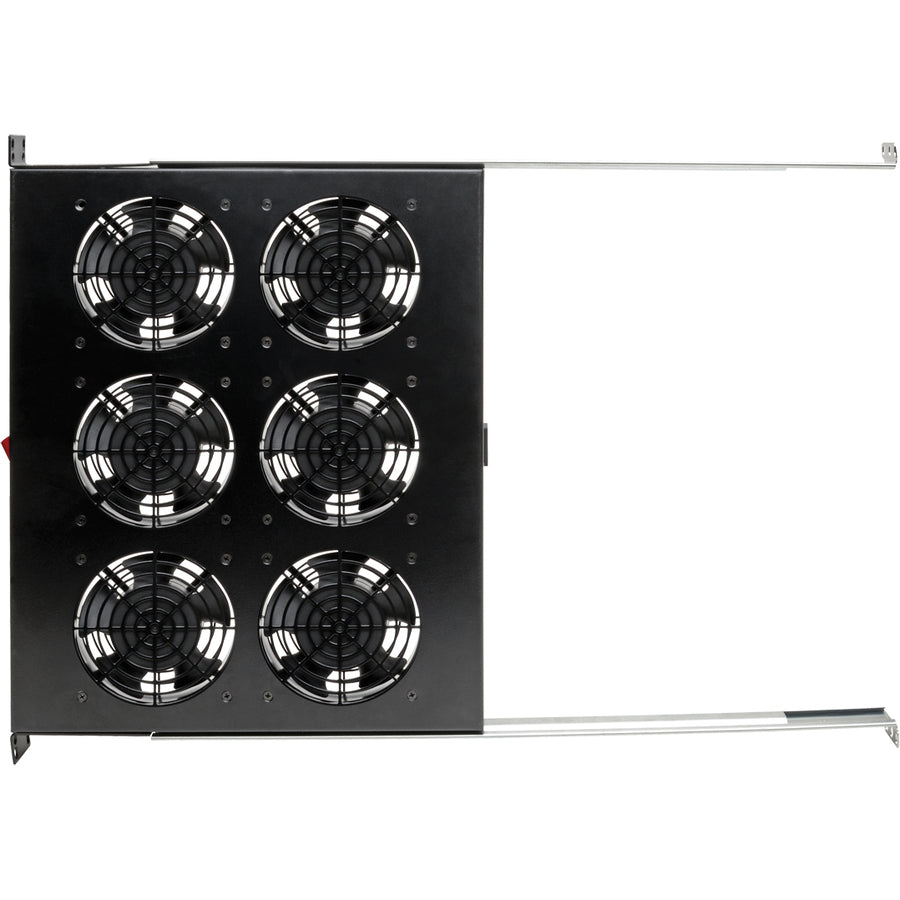 Eaton Tripp Lite Series Fan Tray for 19 in. Racks - 1U, 6 120V High-Performance Fans, 576 CFM, C14 Inlet