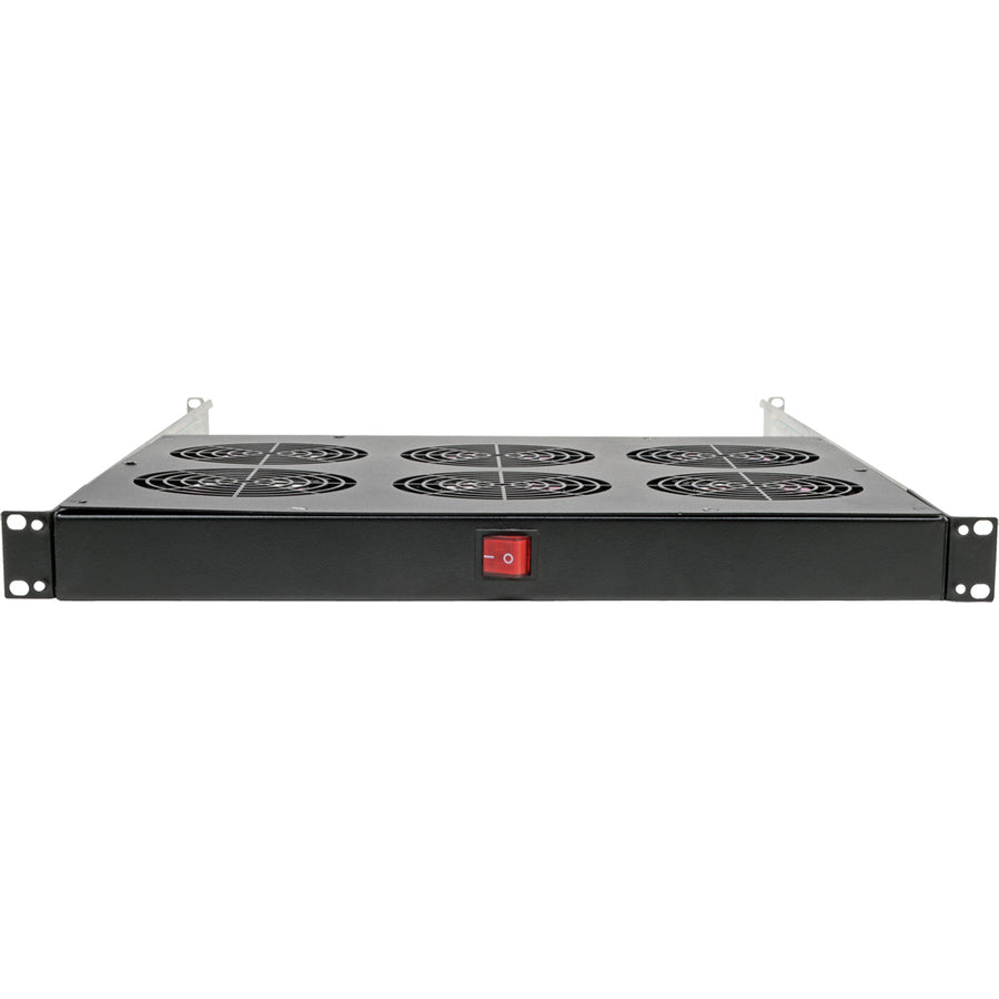 Eaton Tripp Lite Series Fan Tray for 19 in. Racks - 1U, 6 120V High-Performance Fans, 576 CFM, C14 Inlet