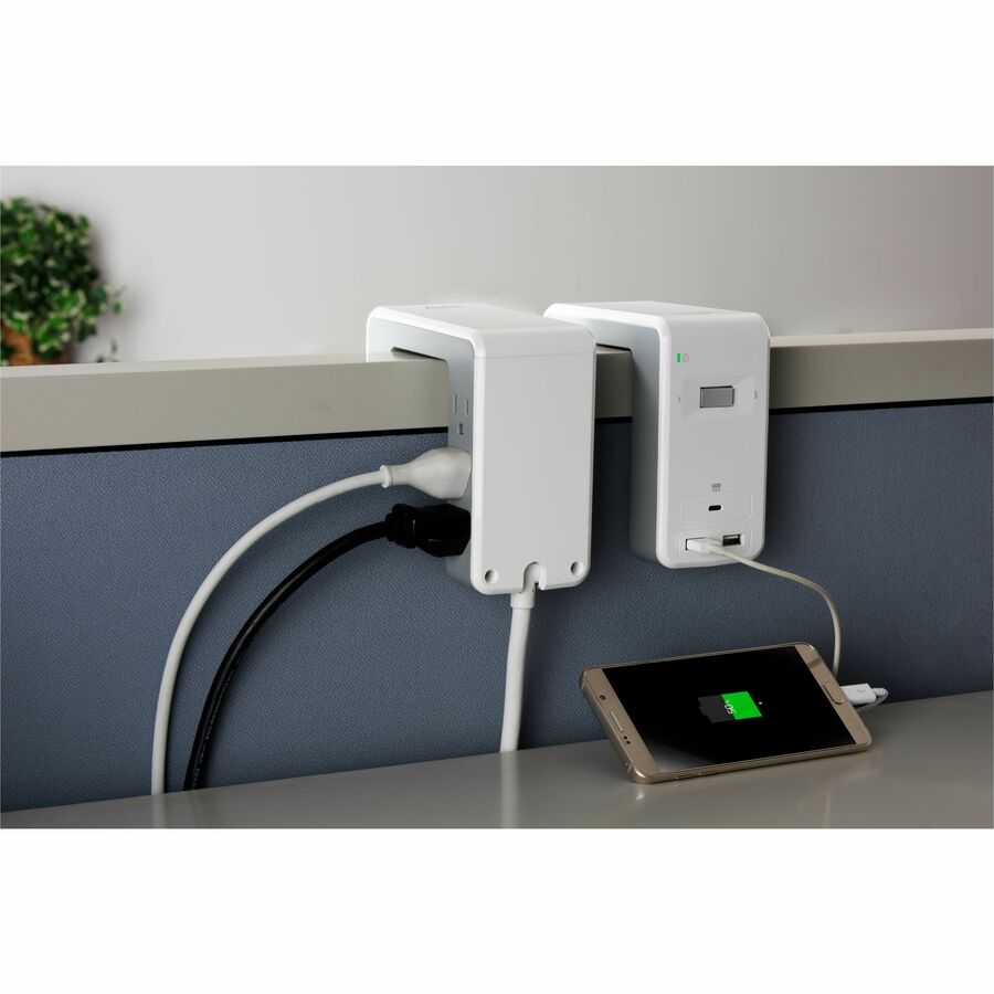 DESK MNT PWR 6OUT USHAPE SURGE