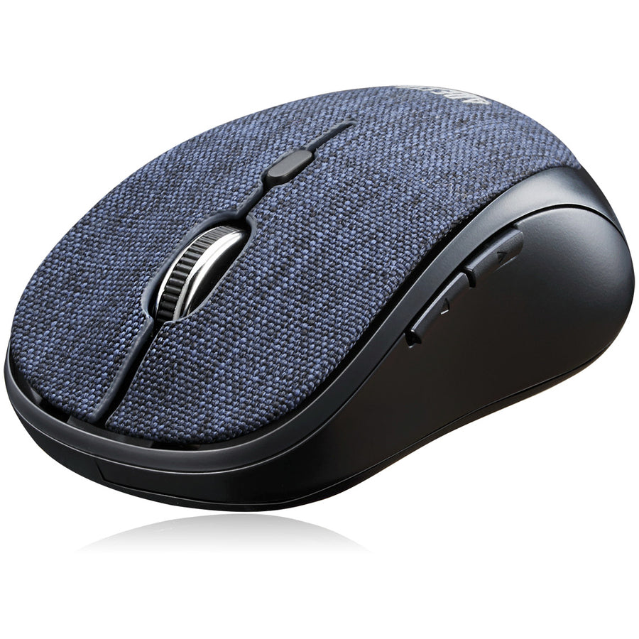 Adesso iMouse S80L - Wireless Fabric Optical Mini Mouse (Blue)