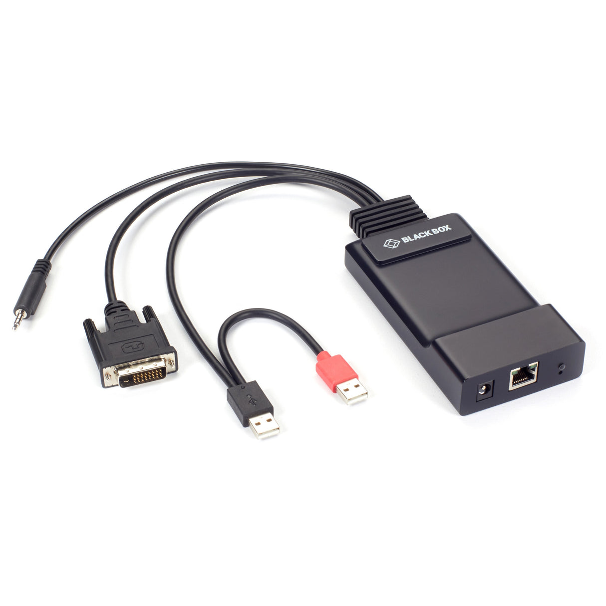 Emerald® Zero U DVI KVM-over-IP Transmitter - Single Head, HD, USB-HID, Audio, 12-in.