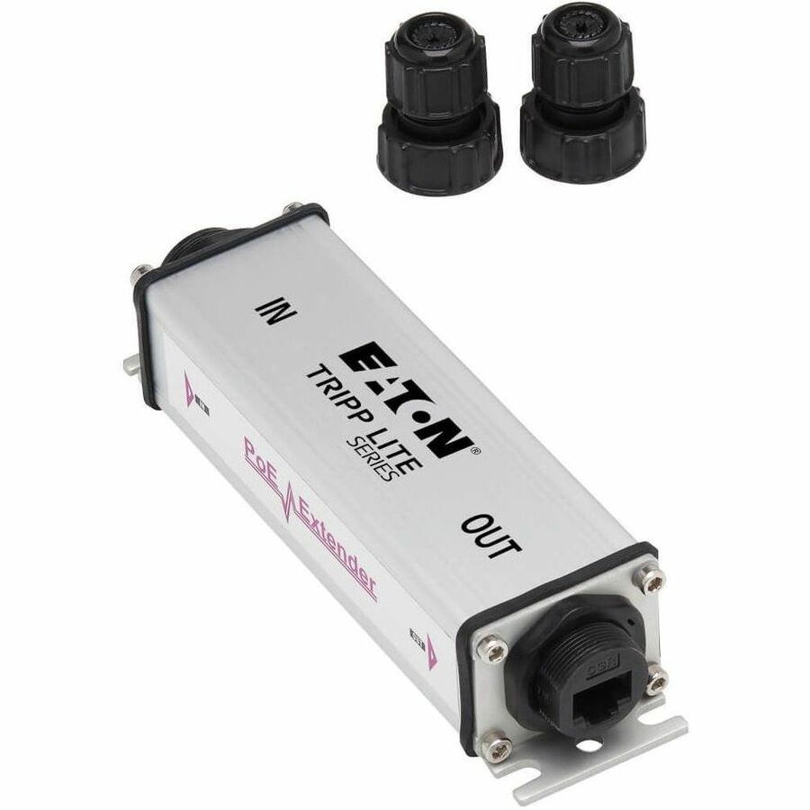 Eaton Tripp Lite Series Gigabit Ethernet PoE/PoE+ Extender, Water Resistant - Cat5e/6/6a, IP65, IEEE 802.3at/af, 30W, 1 Port