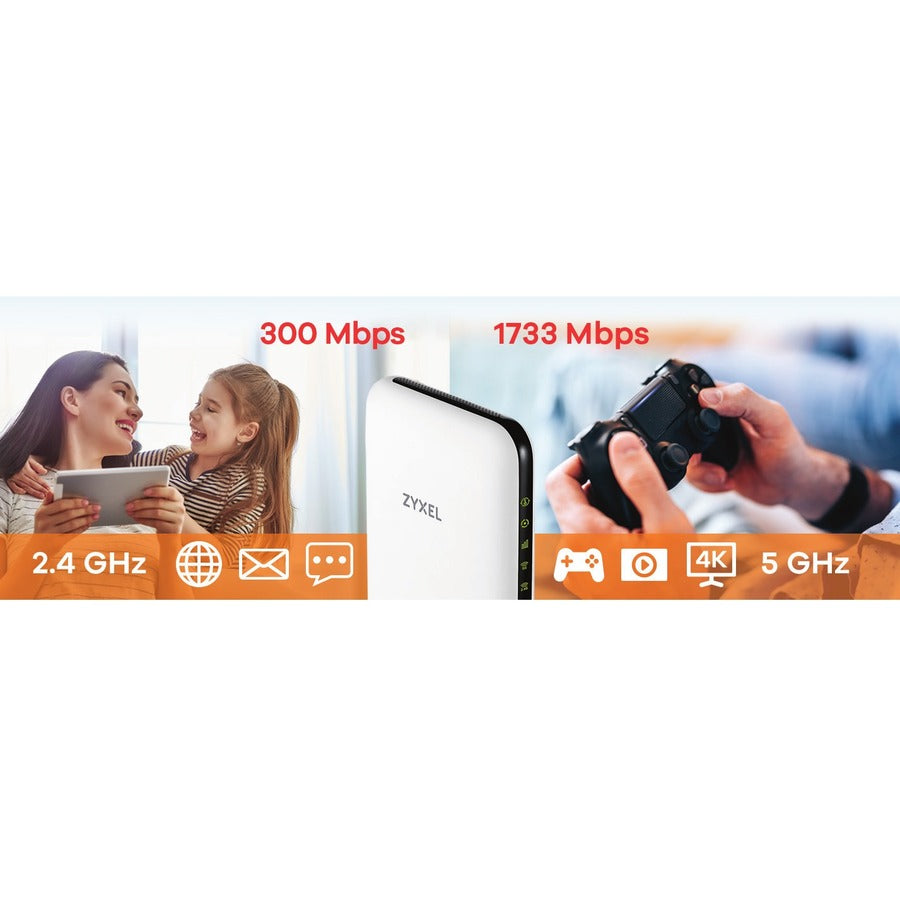 ZYXEL WAP6804 Wi-Fi 5 IEEE 802.11ac TR069 Managed Wireless Access Point MPro Mesh Extender