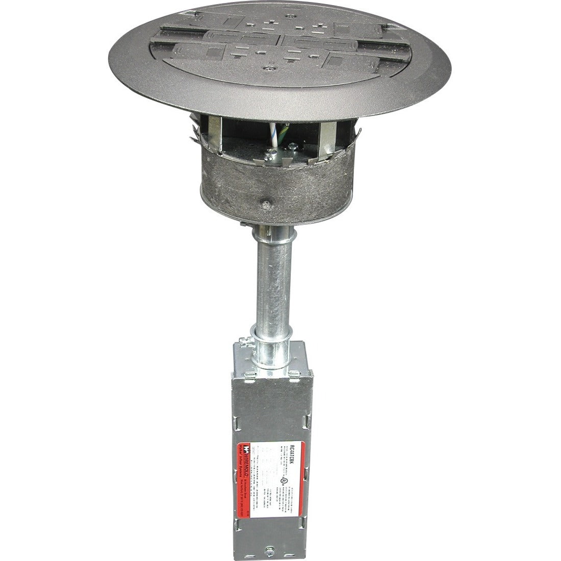 Wiremold RC4 Multi-Service Poke-Thru Assembly, Brass