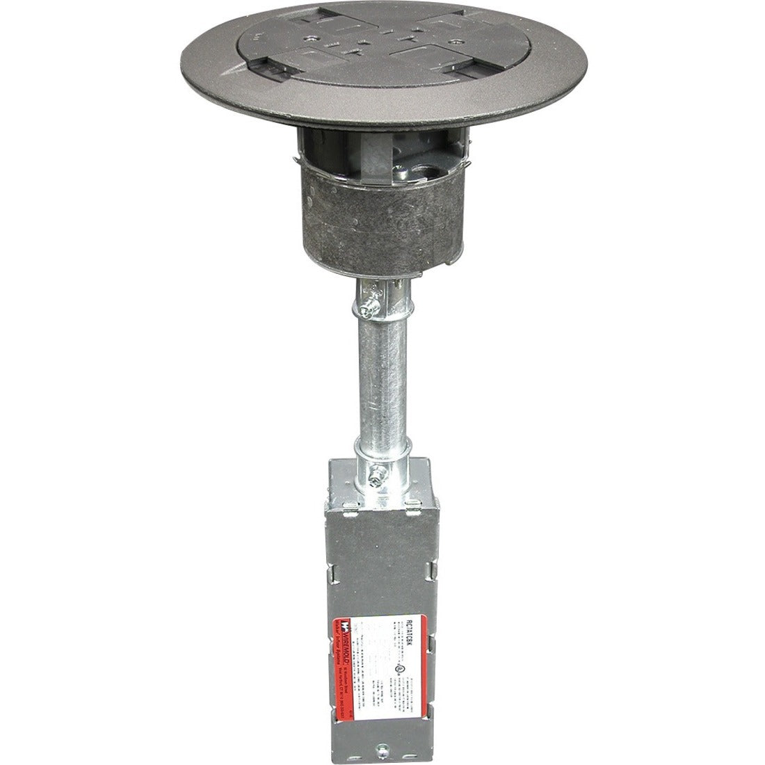 Wiremold RC7 Multi-Service Poke-Thru Assembly, All Brass