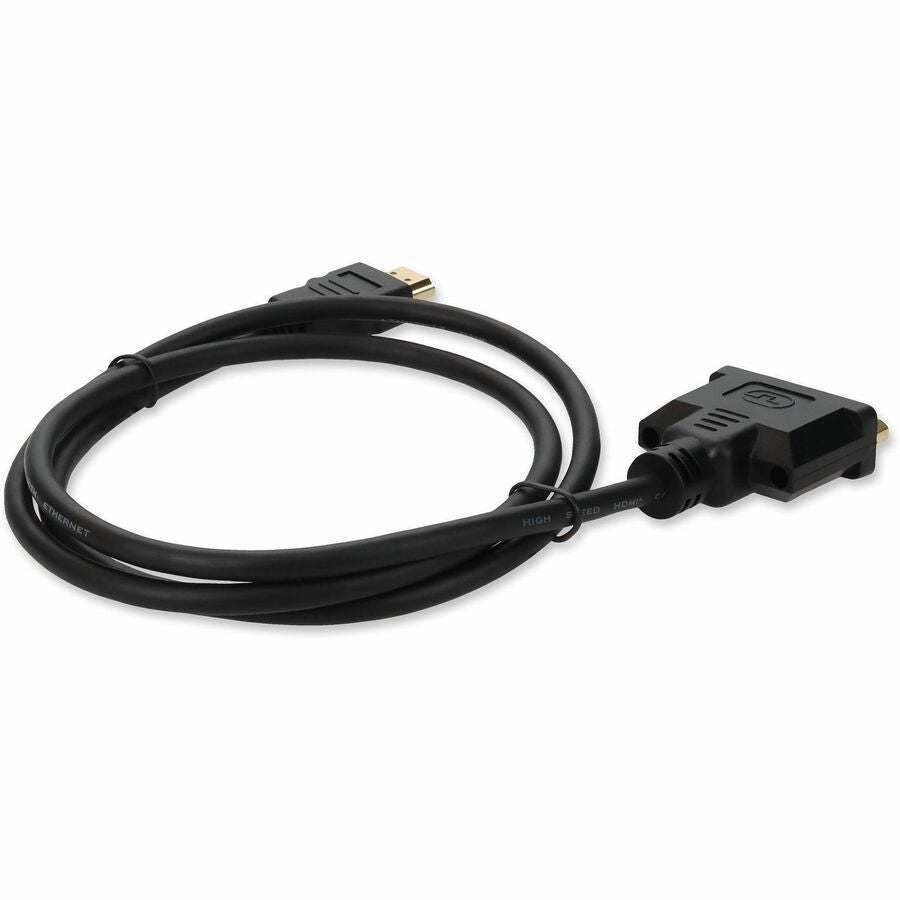 8in HDMI 1.3 Male to DVI-D Dual Link (24+1 pin) Female Black Cable For Resolution Up to 2560x1600 (WQXGA)