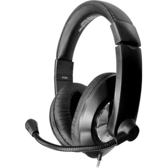 Hamilton Buhl Smart-Trek Deluxe-Sized Headsets with In-Line Volume Control and USB Plug