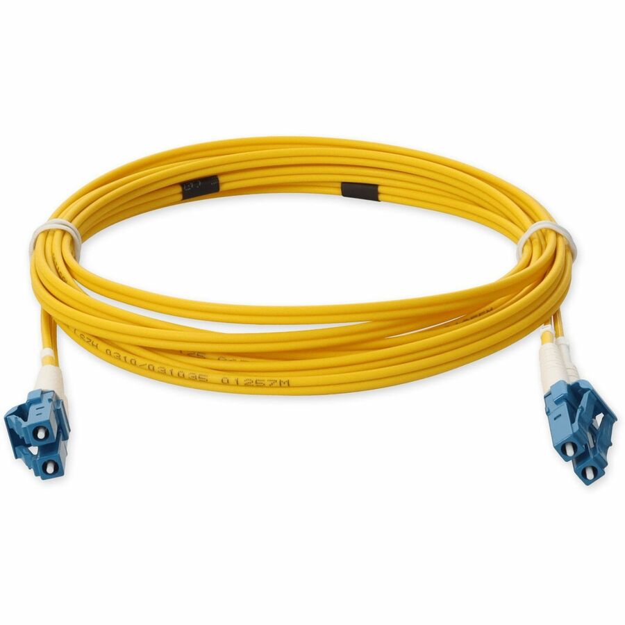 AddOn 1.5m LC (Male) to LC (Male) Straight Yellow OS2 Duplex Fiber LSZH Patch Cable