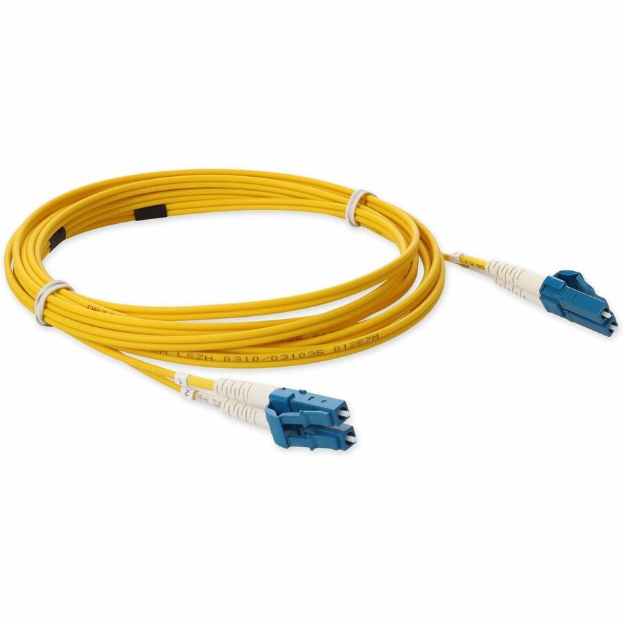 AddOn 1.5m LC (Male) to LC (Male) Straight Yellow OS2 Duplex Fiber LSZH Patch Cable