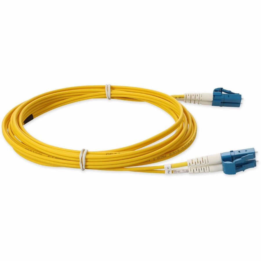 AddOn 1.5m LC (Male) to LC (Male) Straight Yellow OS2 Duplex Fiber LSZH Patch Cable