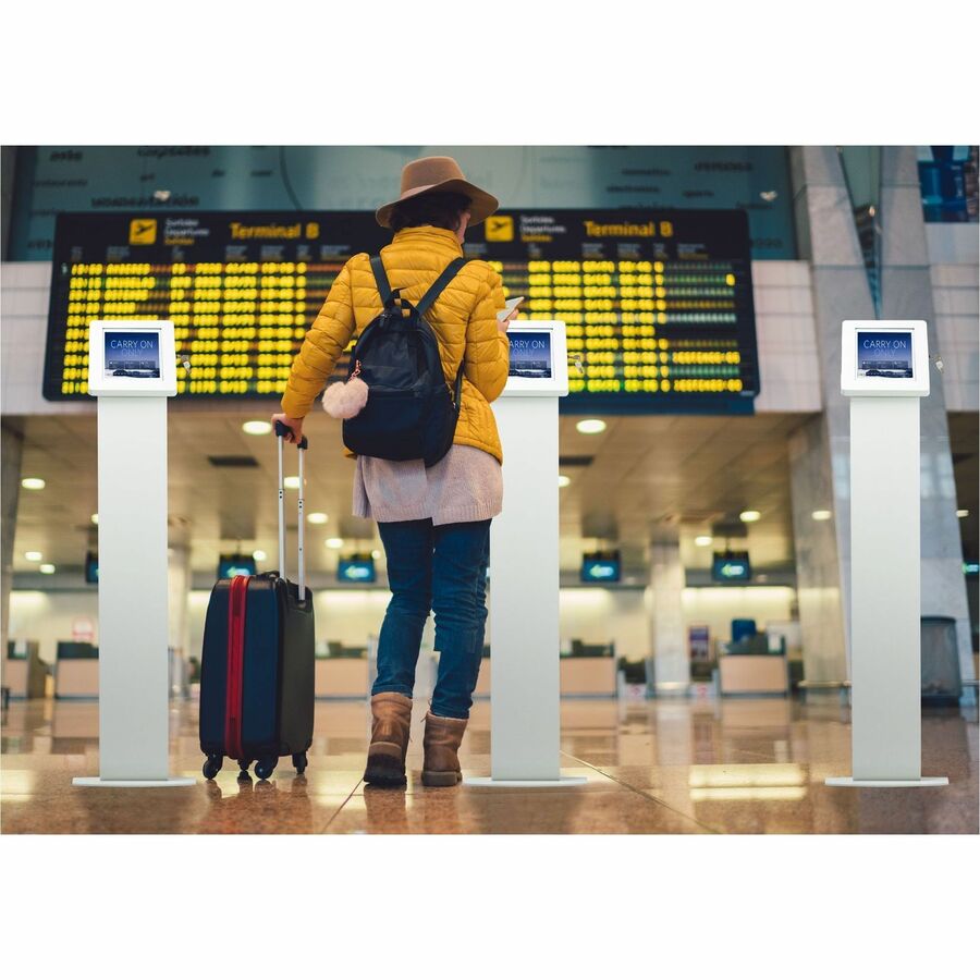 CTA Premium Locking Floor Stand & Enclosure for iPad 10th Gen 10.9" & More