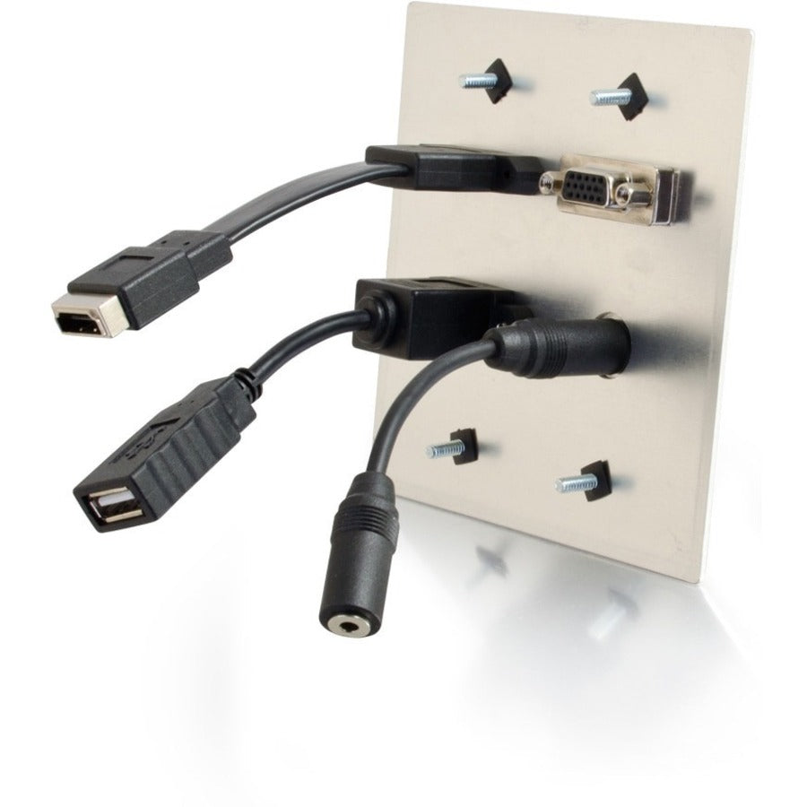 DOUBLE GANG HDMI/USB/3.5MM/VGA