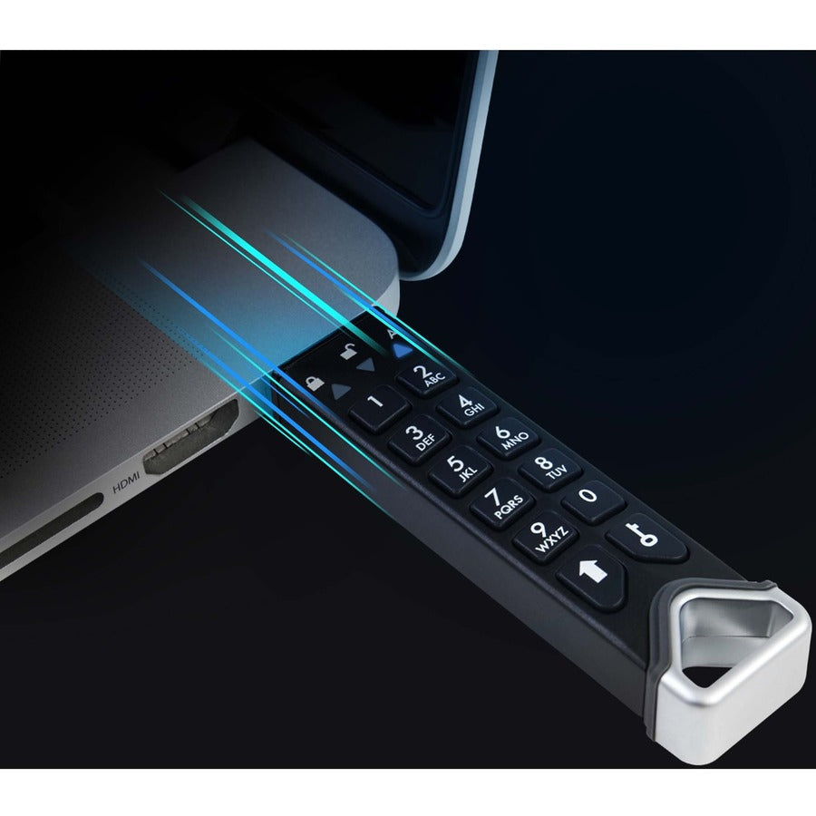 iStorage datAshur PRO2 256 GB | Secure Flash Drive | FIPS 140-2 Level 3 Certified | PIN protected | Dust/Water-Resistant | Incorporated Common Criteria EAL 5+ | TAA Compliant