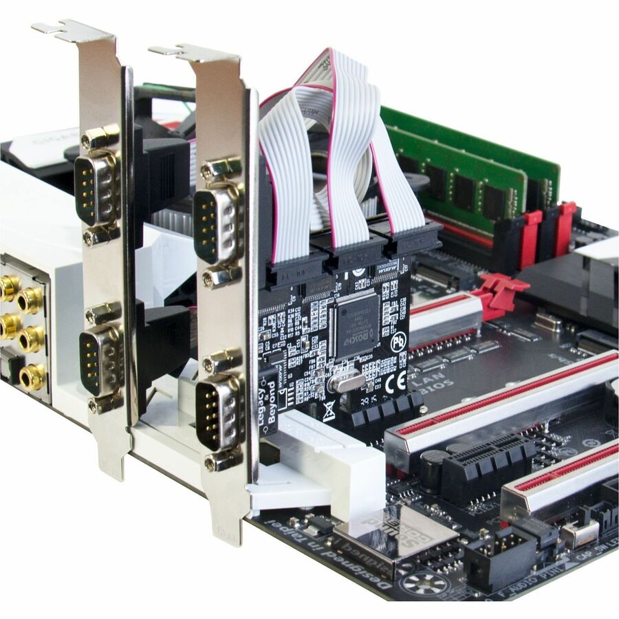 SIIG Quad-Serial Port / RS-232 PCIe Card