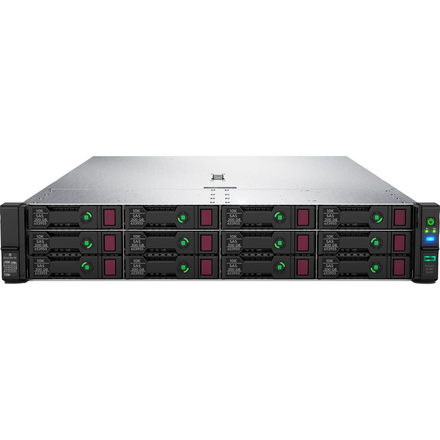 HPE ProLiant DL380 G10 2U Rack Server - 1 Xeon Silver 4208 2.10 GHz - 32 GB RAM - Serial ATA/600, 12Gb/s SAS Controller
