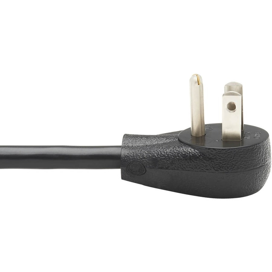 Eaton Tripp Lite Series Power Extension Cord, Right-Angle NEMA 5-15P to NEMA 5-15R - 13A, 120V, 16 AWG, 1 ft. (0.31 m), Black