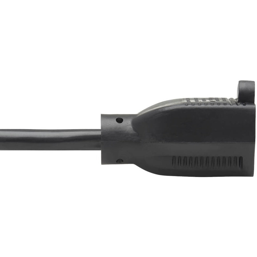 Eaton Tripp Lite Series Power Extension Cord, Right-Angle NEMA 5-15P to NEMA 5-15R - Heavy-Duty, 15A, 120V, 14 AWG, 3 ft. (0.91 m), Black