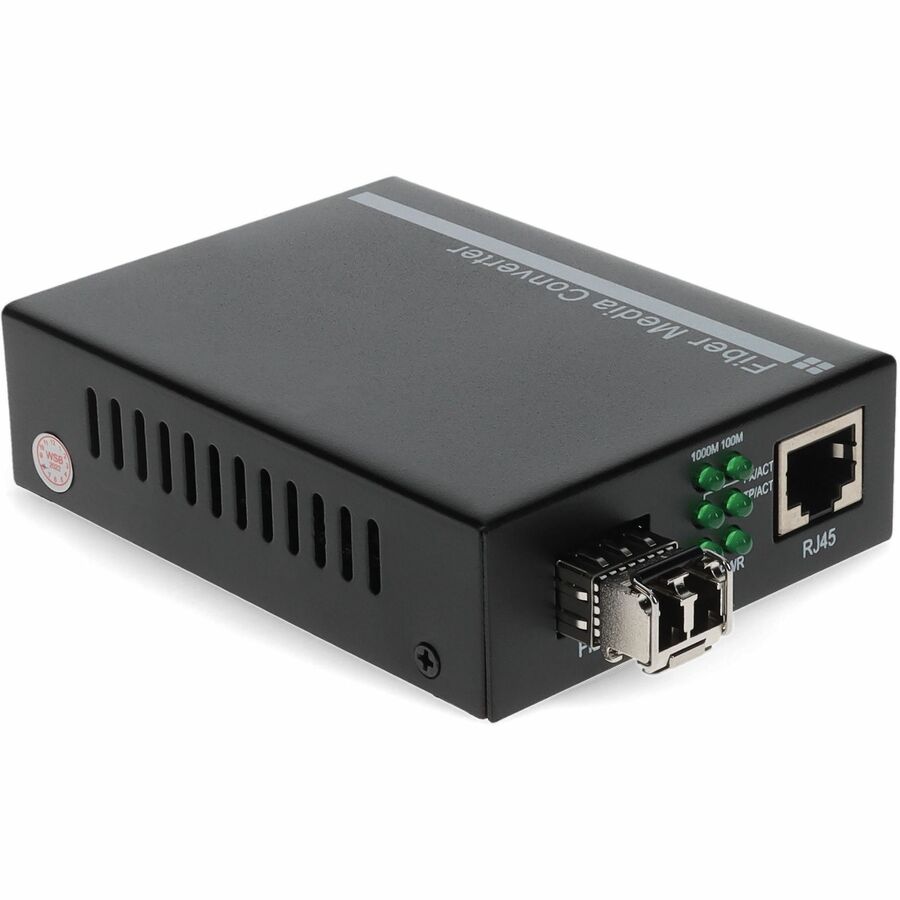 AddOn 10/100/1000Base-TX(RJ-45) to 1000Base-SX(LC) MMF 850nm 550m Mini Media Converter