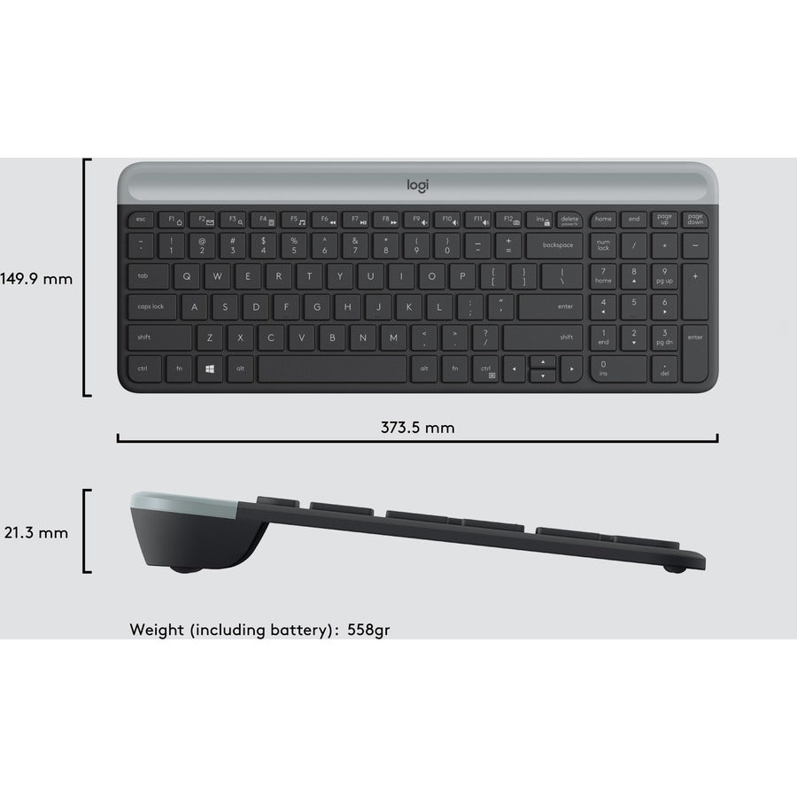 MK470 Slim Wrls KB Mouse Combo
