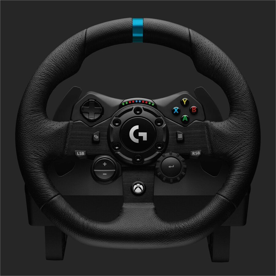 Logitech G923 Gaming Steering Wheel, Gaming Pedal