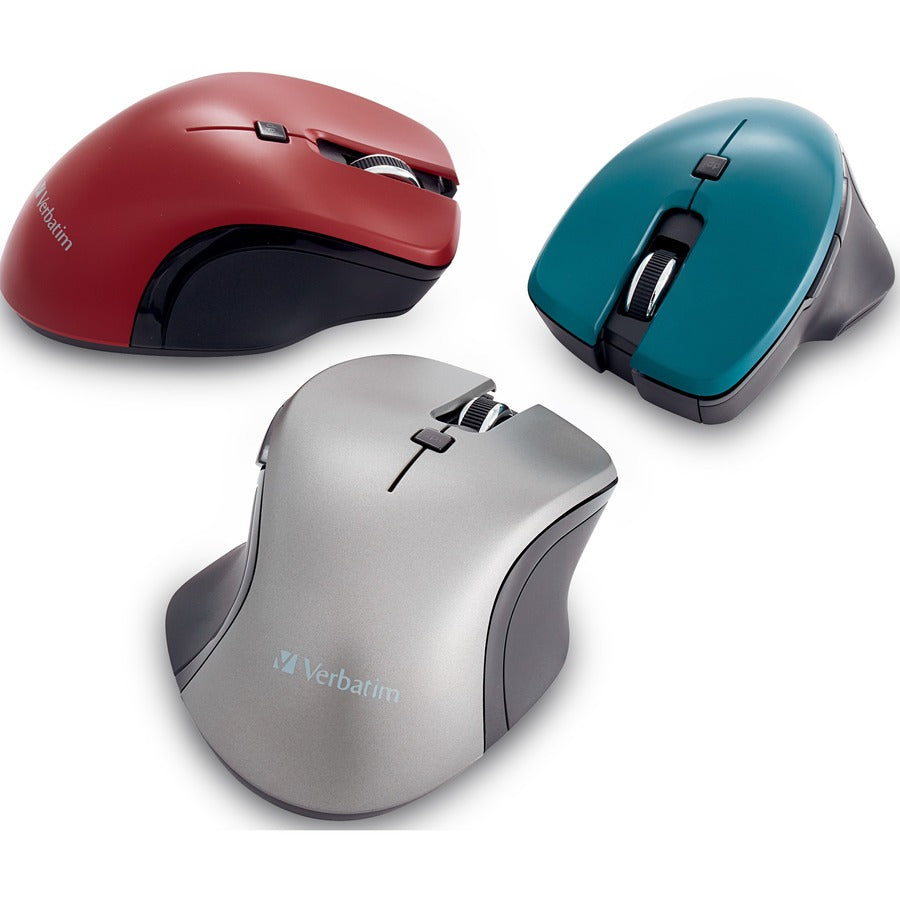 Verbatim USB-C™ Wireless Blue LED Mouse - Red