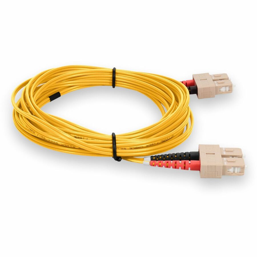 AddOn 3m SC (Male) to SC (Male) Yellow OM1 Duplex Fiber OFNR (Riser-Rated) Patch Cable