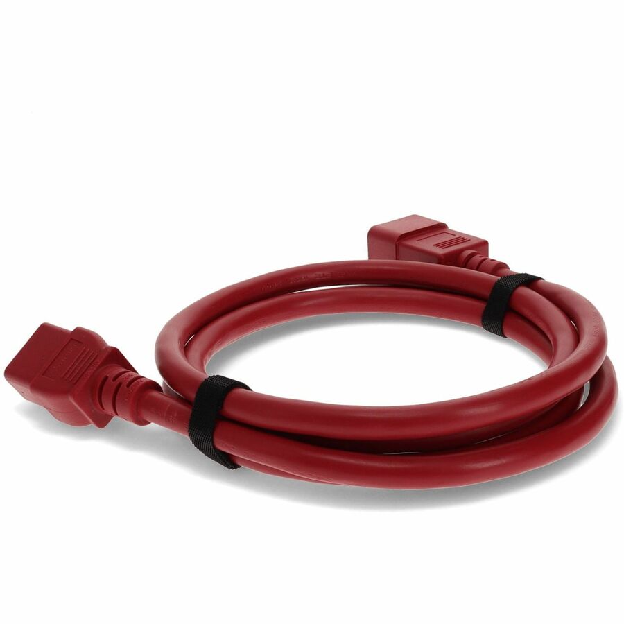 7FT C20 C19 12 AWG RED PWR CBL