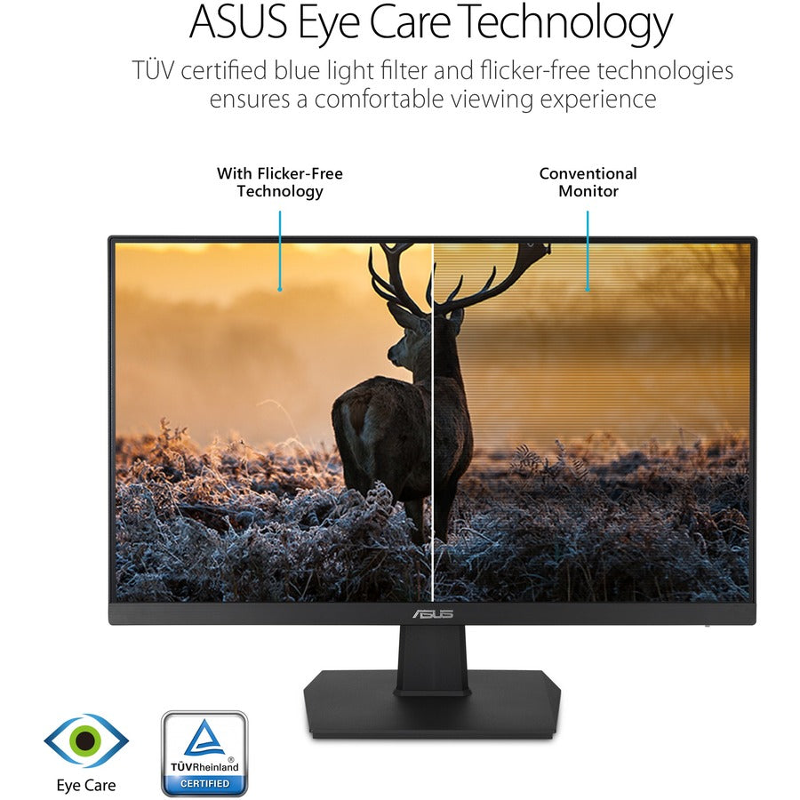Asus VA24EHE 24" Class Full HD Gaming LCD Monitor - 16:9 - Black