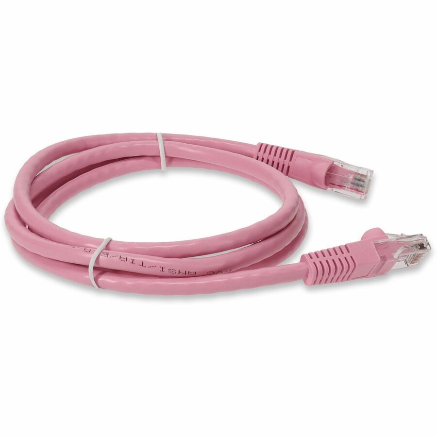 AddOn 6ft RJ-45 (Male) to RJ-45 (Male) Pink Cat6 Straight UTP PVC Copper Patch Cable