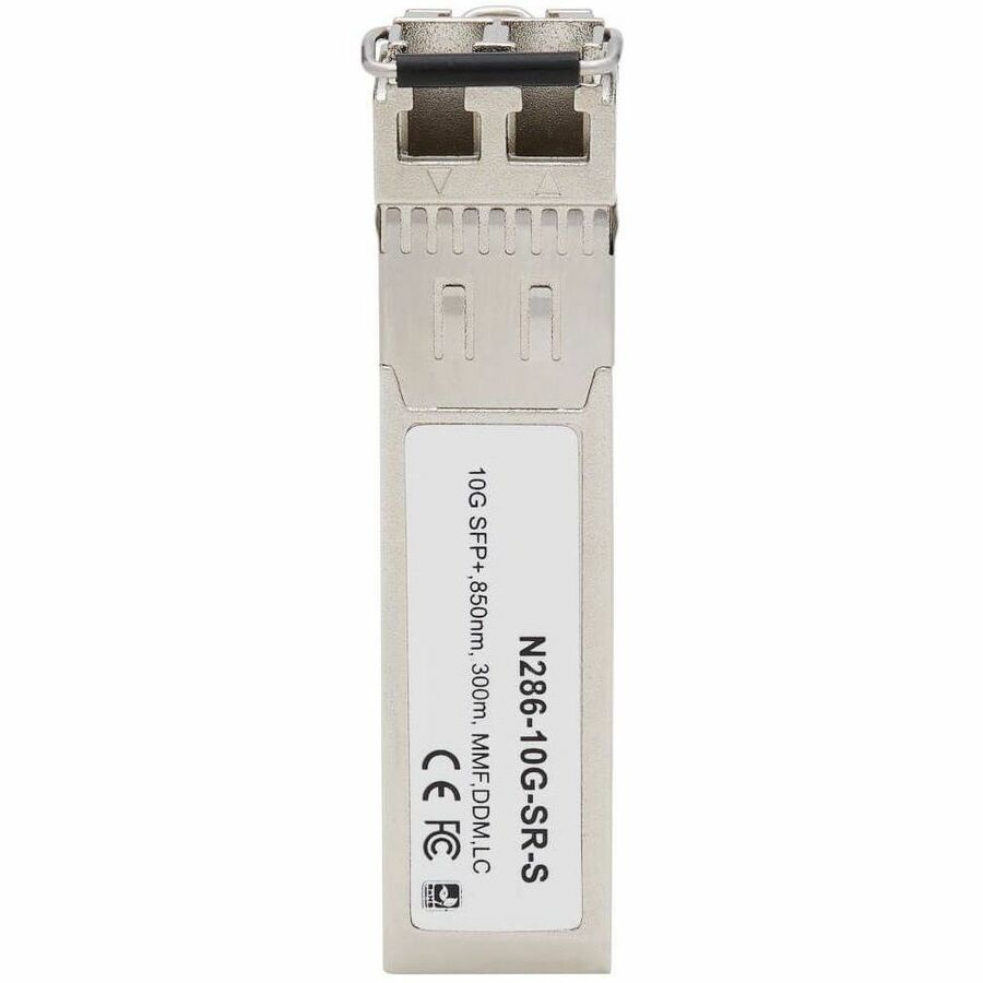 Eaton Tripp Lite Series Cisco-Compatible SFP-10G-SR-S SFP+ Transceiver - 10GBase-SR, DDM, Multimode LC, 850 nm, 300M (984.25 ft.)
