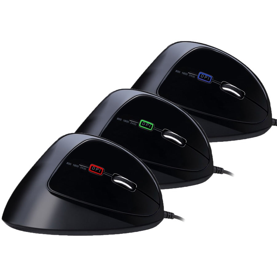 Adesso TAA Compliant Left-Handed Vertical Ergonomic Mouse